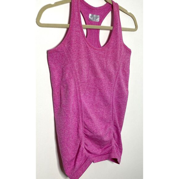 Athleta Fastest Track Pink Racerback Slim Fit Tank Top Stretchy Activewear Sz S - Picture 4 of 10